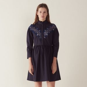 NWT Sandro Lace Insert Dress